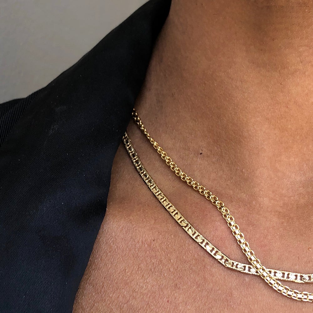 Textured chain set