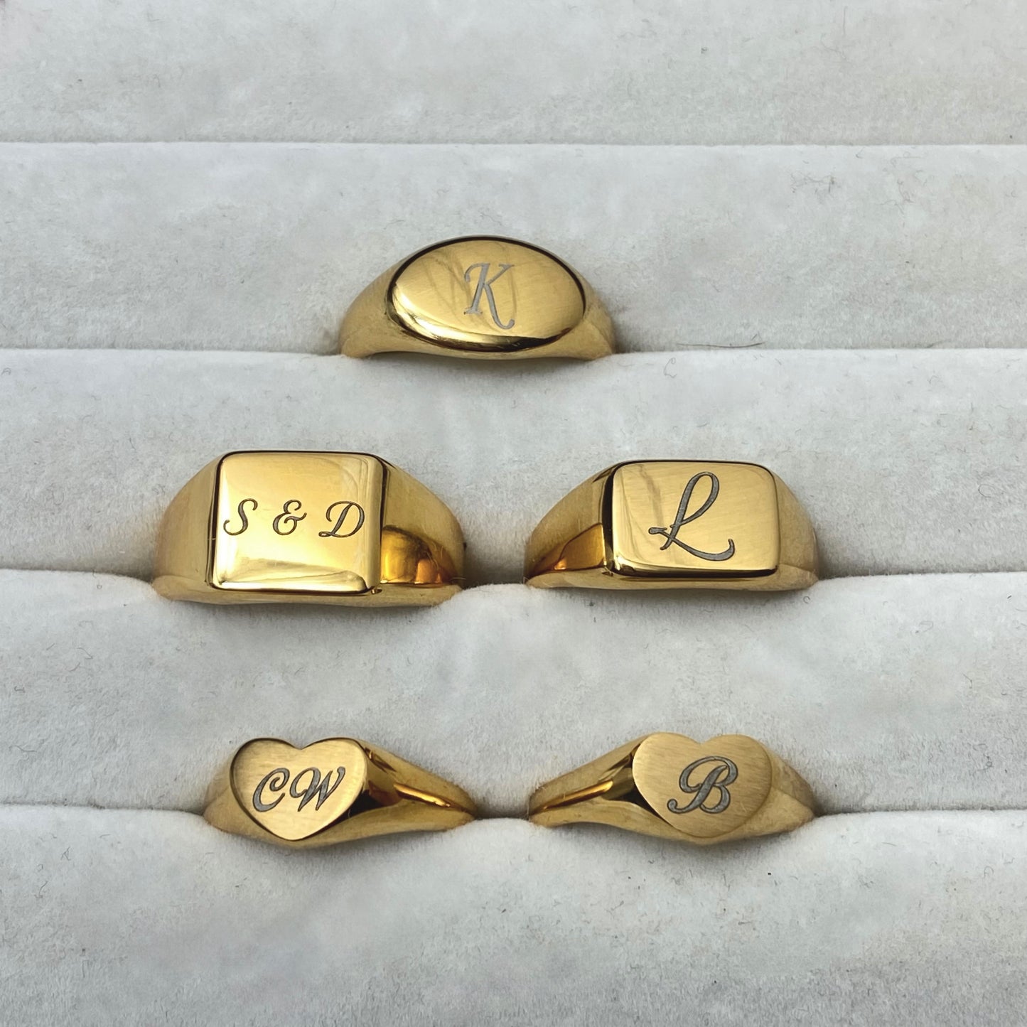 Signature Signet Ring-(Custom engraving)