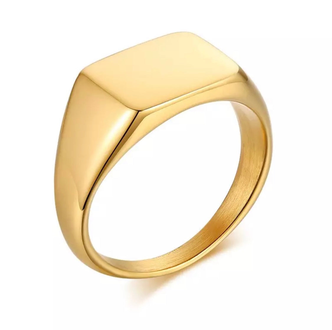 Signature Signet Ring-(Custom engraving)