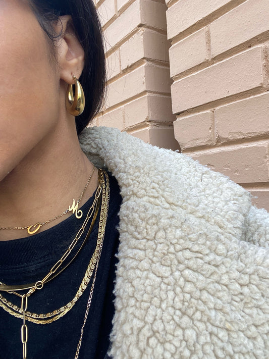 Spaced Letter Necklace