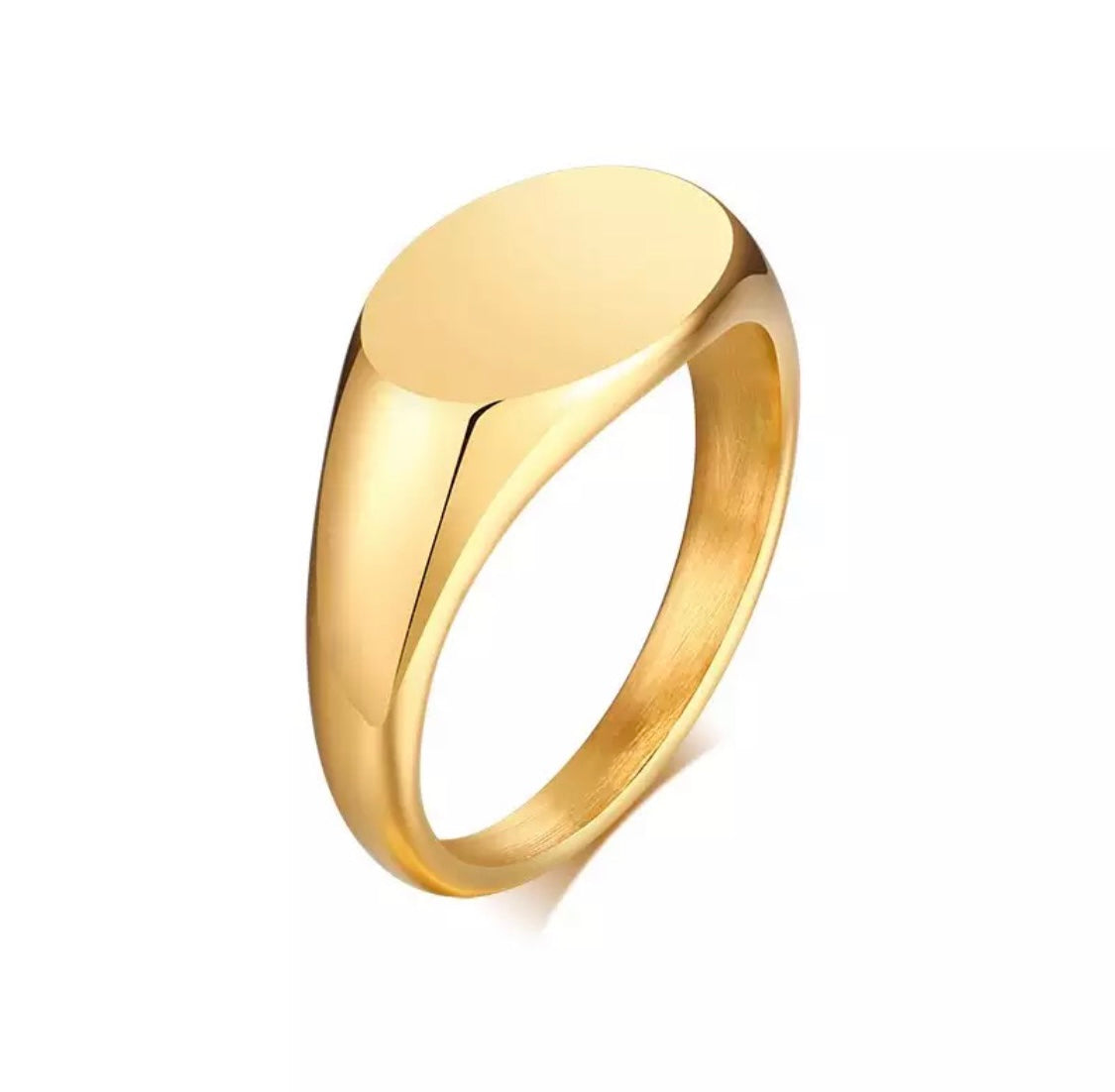 Signature Signet Ring-(Custom engraving)