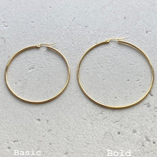 Load image into Gallery viewer, Classic hoops
