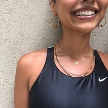 Load image into Gallery viewer, Spell Out Hoop Earrings
