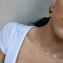 Load image into Gallery viewer, Spaced Letter Necklace
