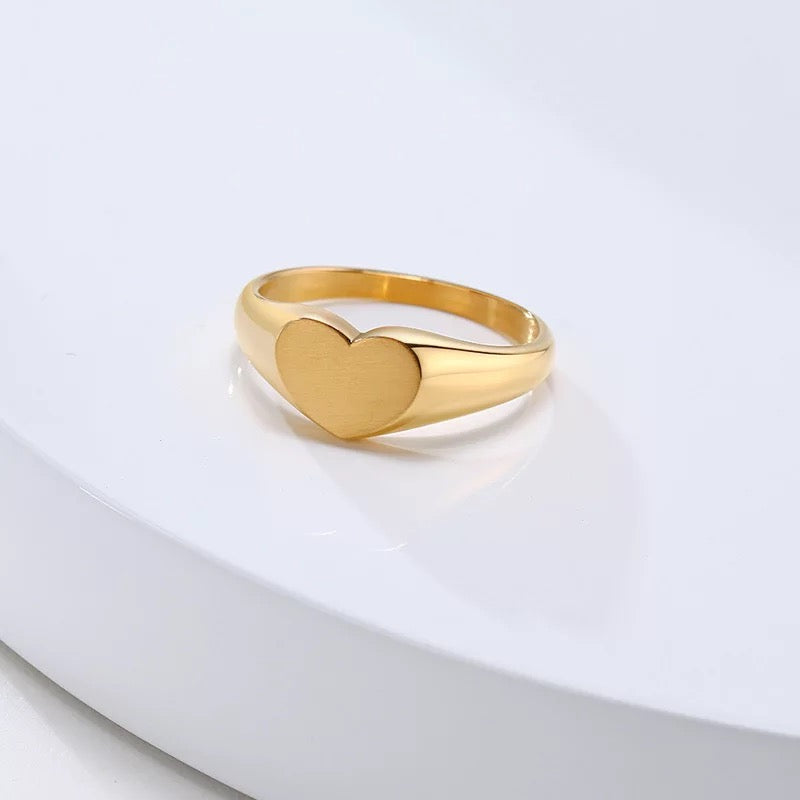 Signature Signet Ring-(Custom engraving)