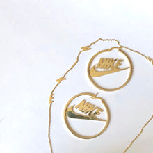 Load image into Gallery viewer, Spell Out Hoop Earrings
