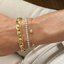 Load image into Gallery viewer, Toggle tennis bracelet
