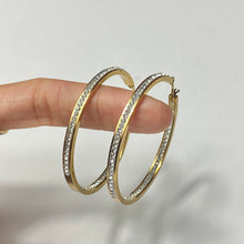 Load image into Gallery viewer, Icy crystal hoops
